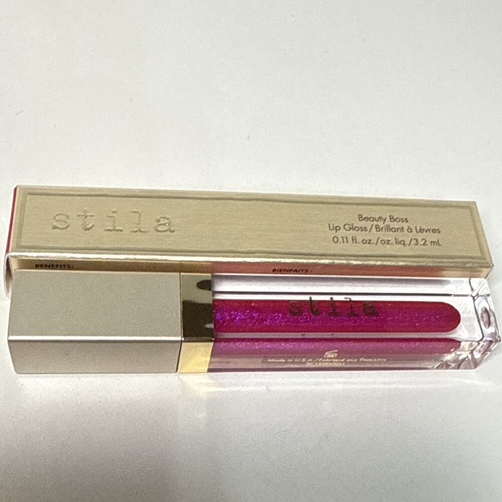 STILA Beauty Boss Lip Gloss in PAYDAY Full Size 0.11 FL Oz /3.2 mL NEW